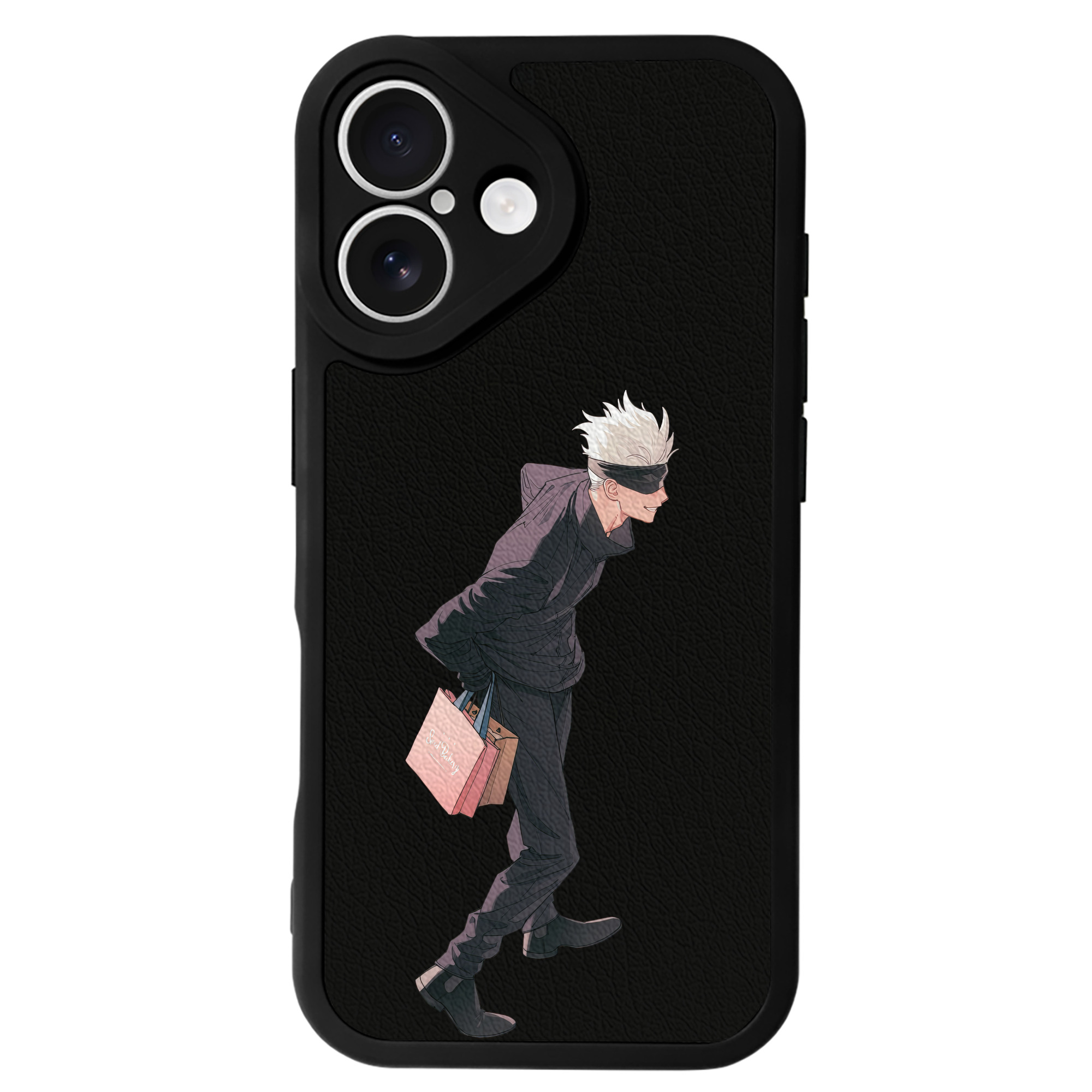 （画像用） 呪術廻戦 Jujutsu Kaisen 【iPhone 16シリーズ対応】シリコンスマホケース（レザー調） 材質：シリコン